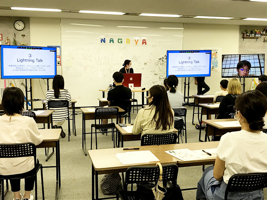 【名古屋】在校生がN中等部生活について堂々スピーチ 夏のオープンキャンパスを開催！