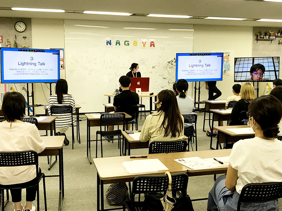 【名古屋】在校生がN中等部生活について堂々スピーチ 夏のオープンキャンパスを開催!